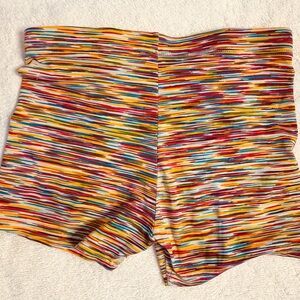 Cat & Jack Multicolor Striped Bike Shorts